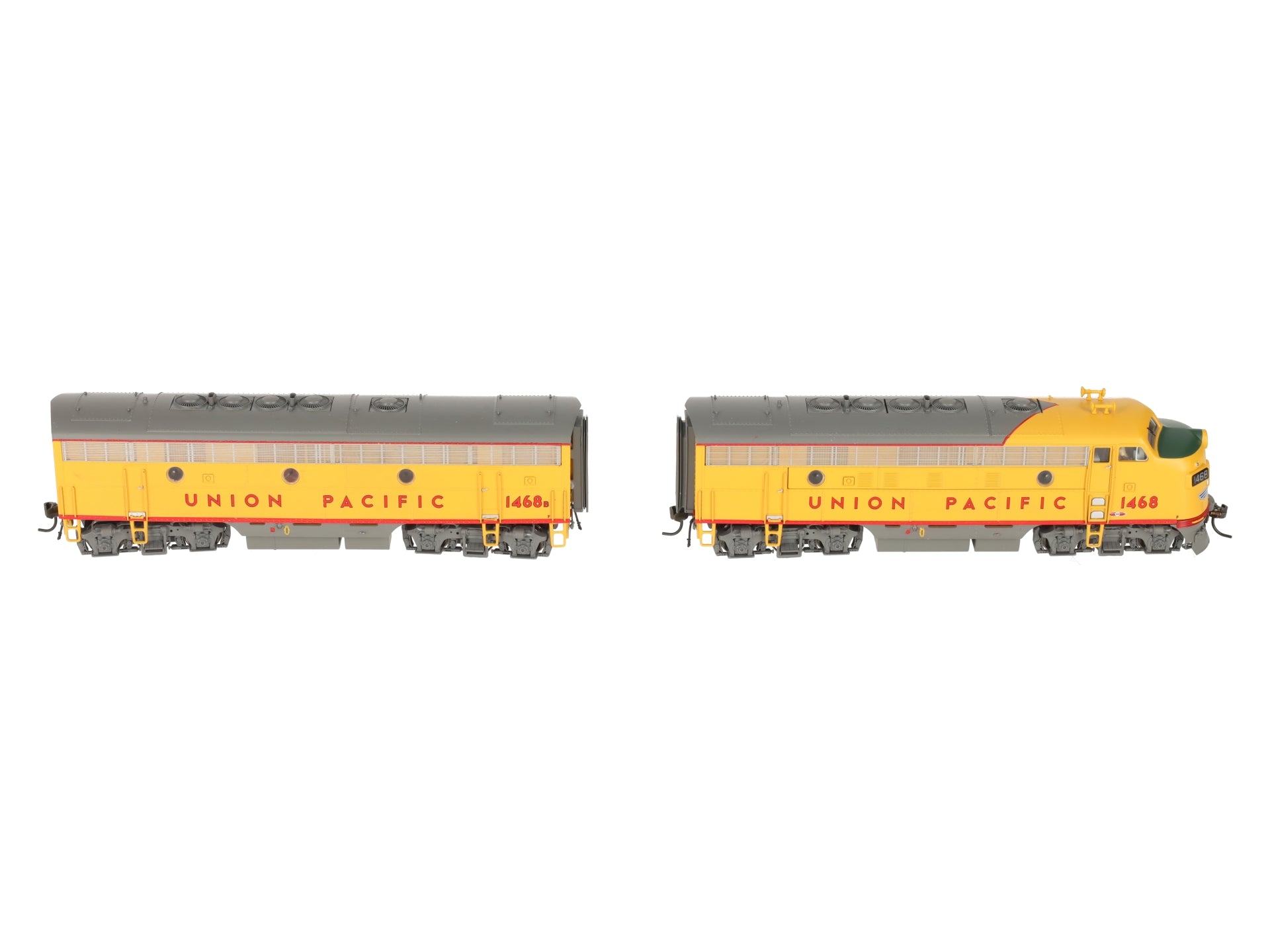 Broadway Limited 427 HO Scale Union Pacific F7 AB Diesel Set EX/Box