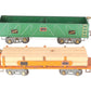 American Flyer 4017/4022 Vintage Standard Gauge Tinplate Gondola & Lumber Car[2] VG