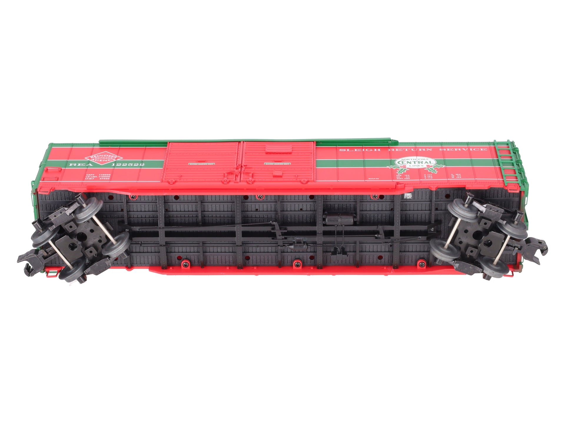 Lionel 2226990 O North Pole Central End Door Boxcar LN/Box
