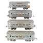 Ives 141/142 Vintage O Gray Pullman & Observation Passenger Cars [4] VG