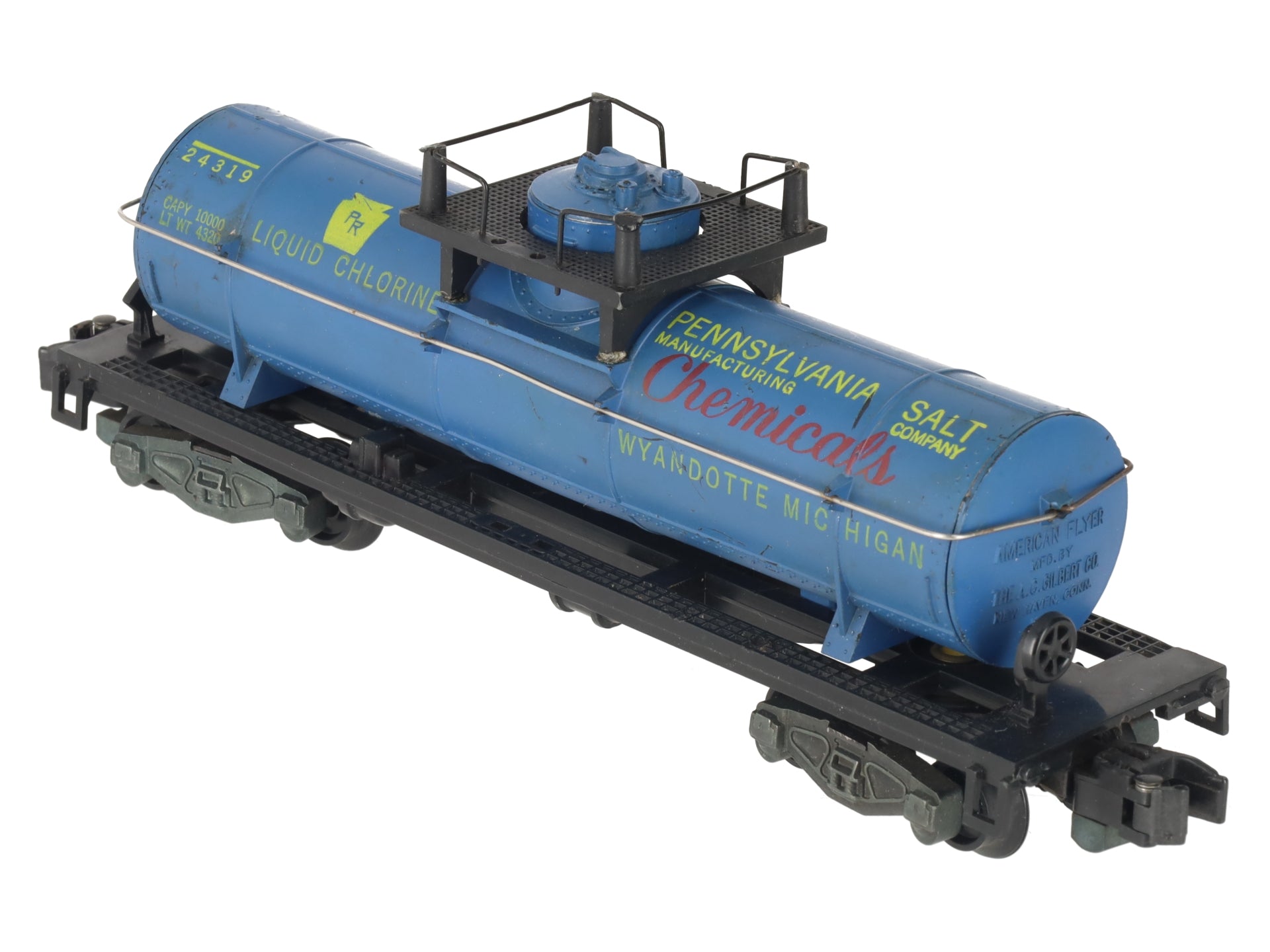 American Flyer 24319 Vintage S Penn Salt Tank Car - RARE VG