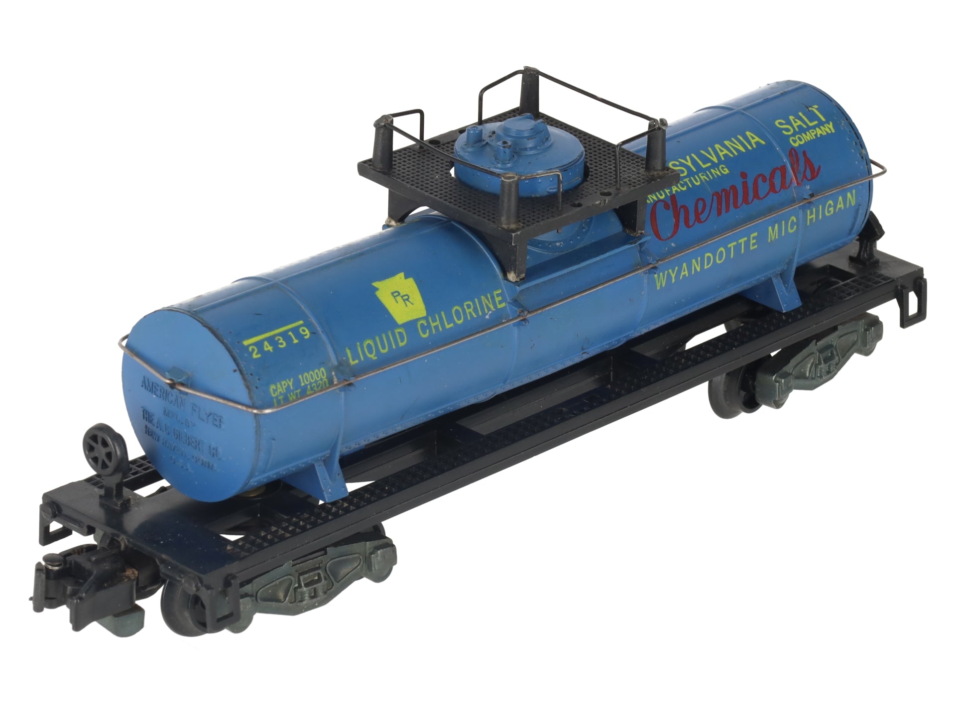 American Flyer 24319 Vintage S Penn Salt Tank Car - RARE VG
