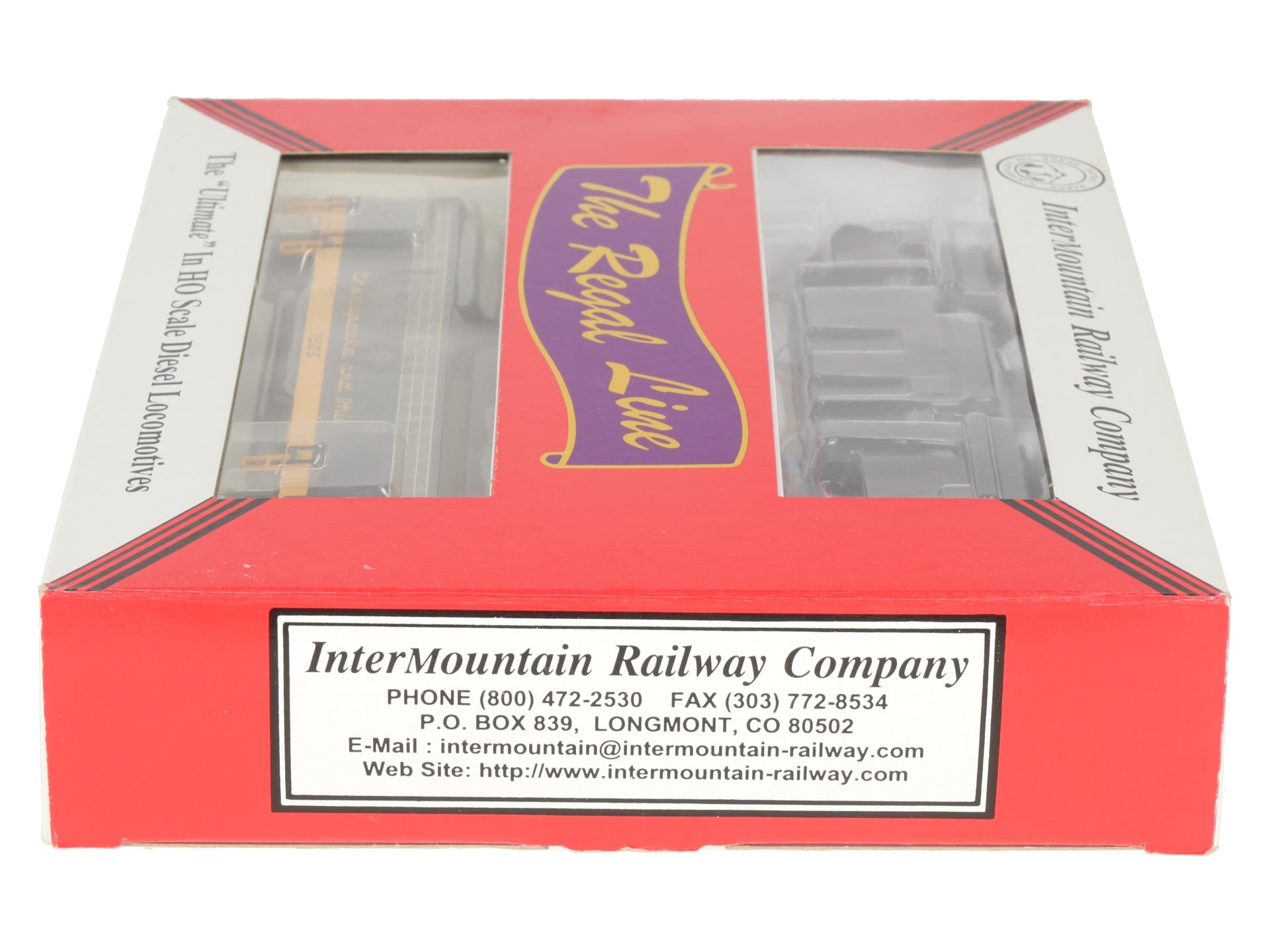 InterMountain 49519WD-01 HO Scale C&O EMD F-7B Diesel B Unit #7505 w DCC & Sound EX/Box