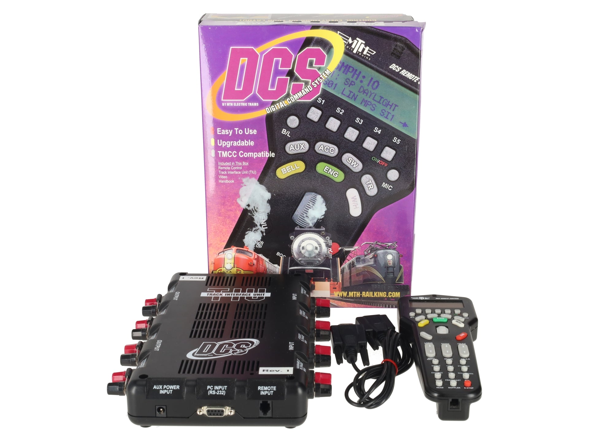 MTH 50-1001 O DCS Remote Control and DCS TIU Set EX/Box