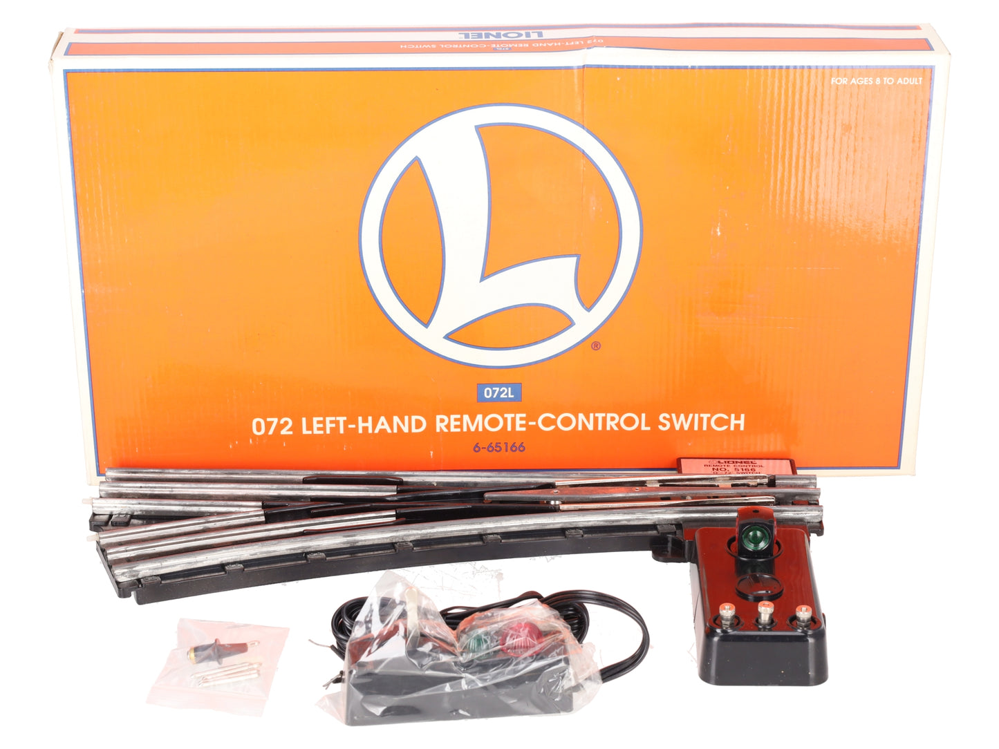 Lionel 6-65166 O72 Left Hand Remote Control Switch EX/Box