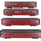MTH 30-6711 O Lehigh Valley 60' Streamlined ABS Passenger Set (Set of 4) LN/Box