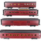MTH 30-6711 O Lehigh Valley 60' Streamlined ABS Passenger Set (Set of 4) LN/Box