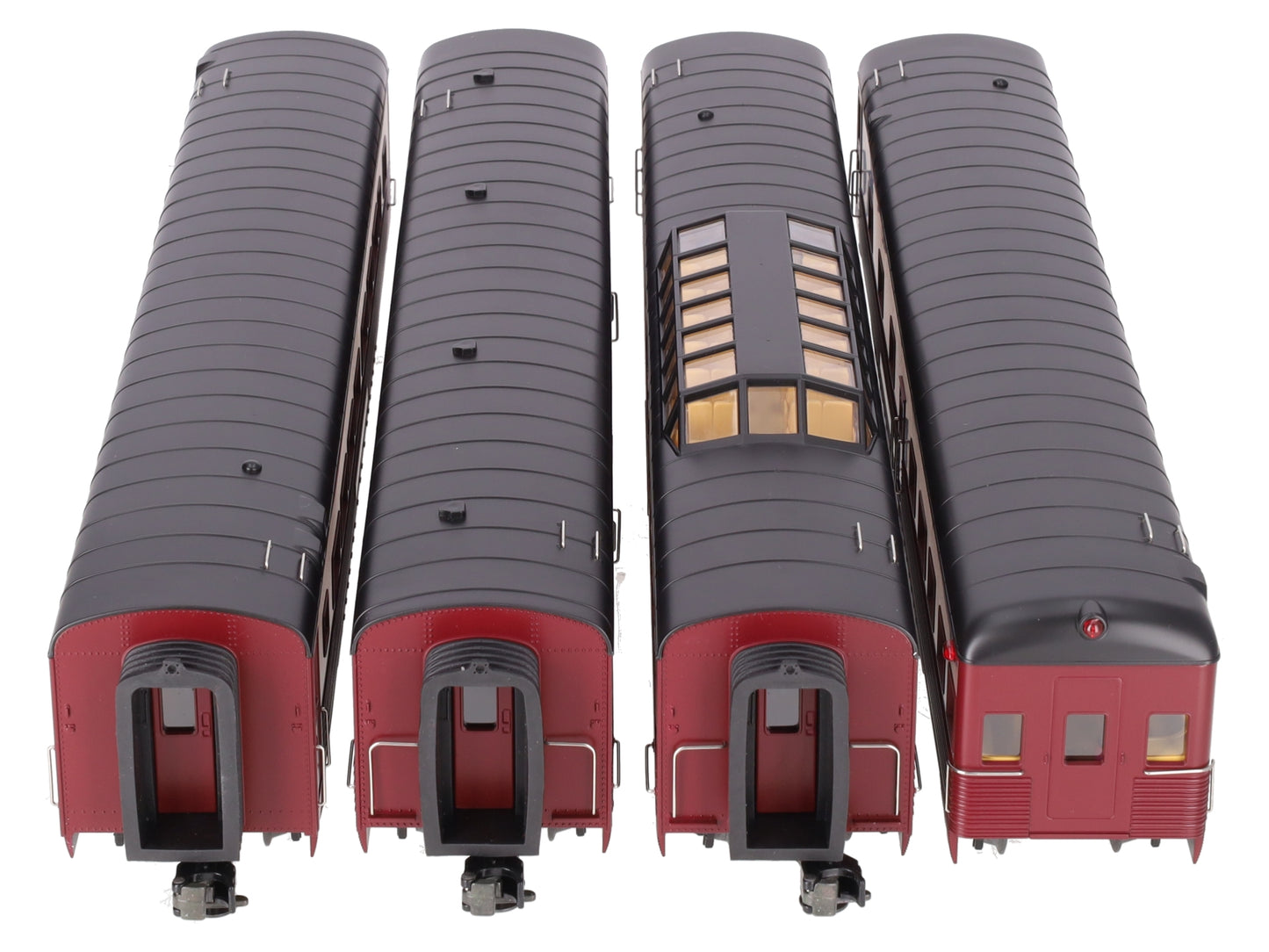 MTH 30-6711 O Lehigh Valley 60' Streamlined ABS Passenger Set (Set of 4) LN/Box