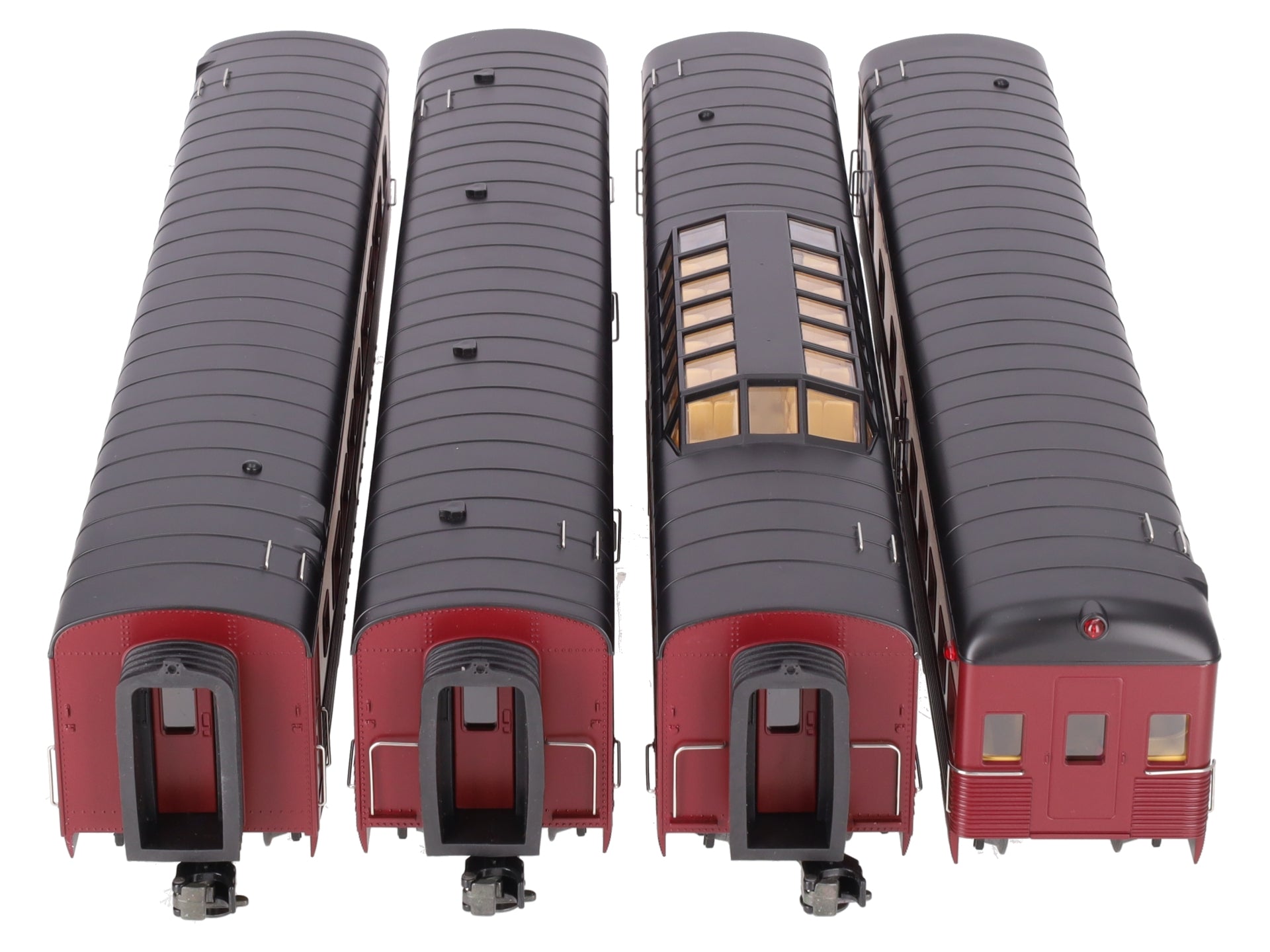 MTH 30-6711 O Lehigh Valley 60' Streamlined ABS Passenger Set (Set of 4) LN/Box