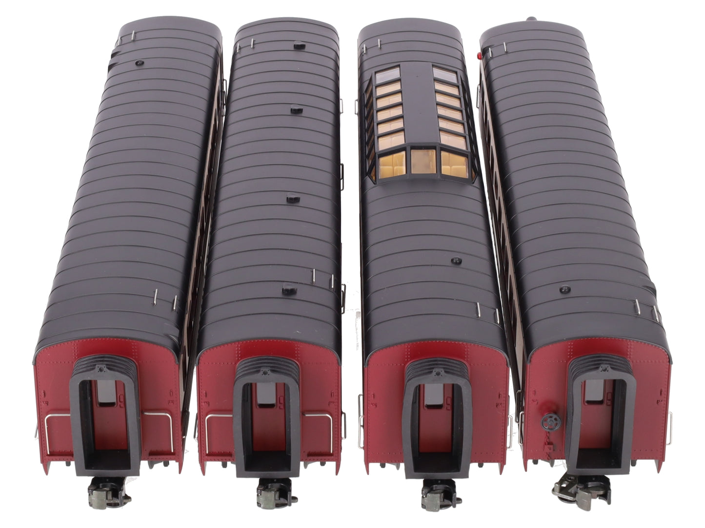 MTH 30-6711 O Lehigh Valley 60' Streamlined ABS Passenger Set (Set of 4) LN/Box