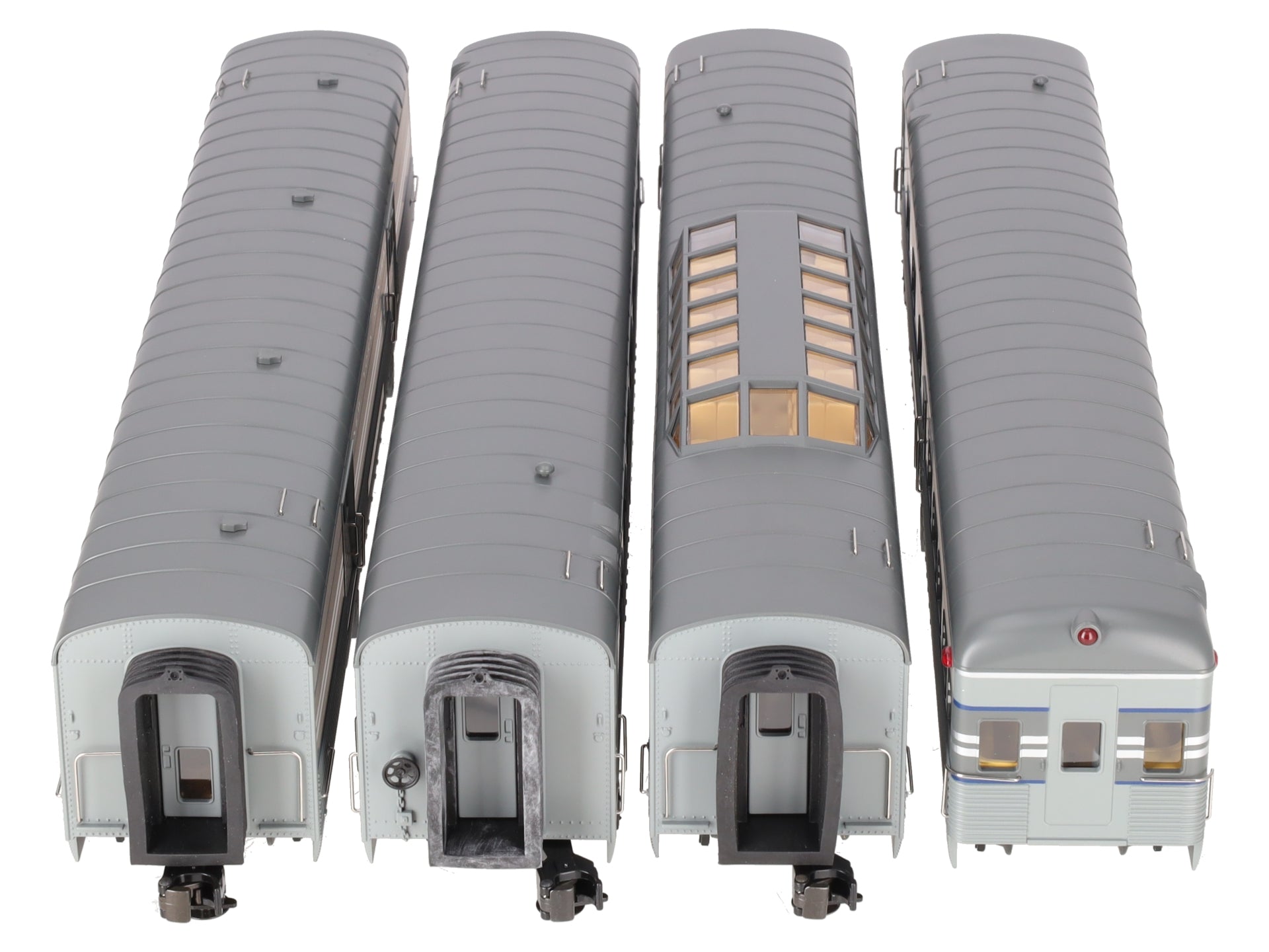 MTH 30-6782 O New York Central 60' Streamlined ABS Passenger Car Set (Set of 4) LN/Box