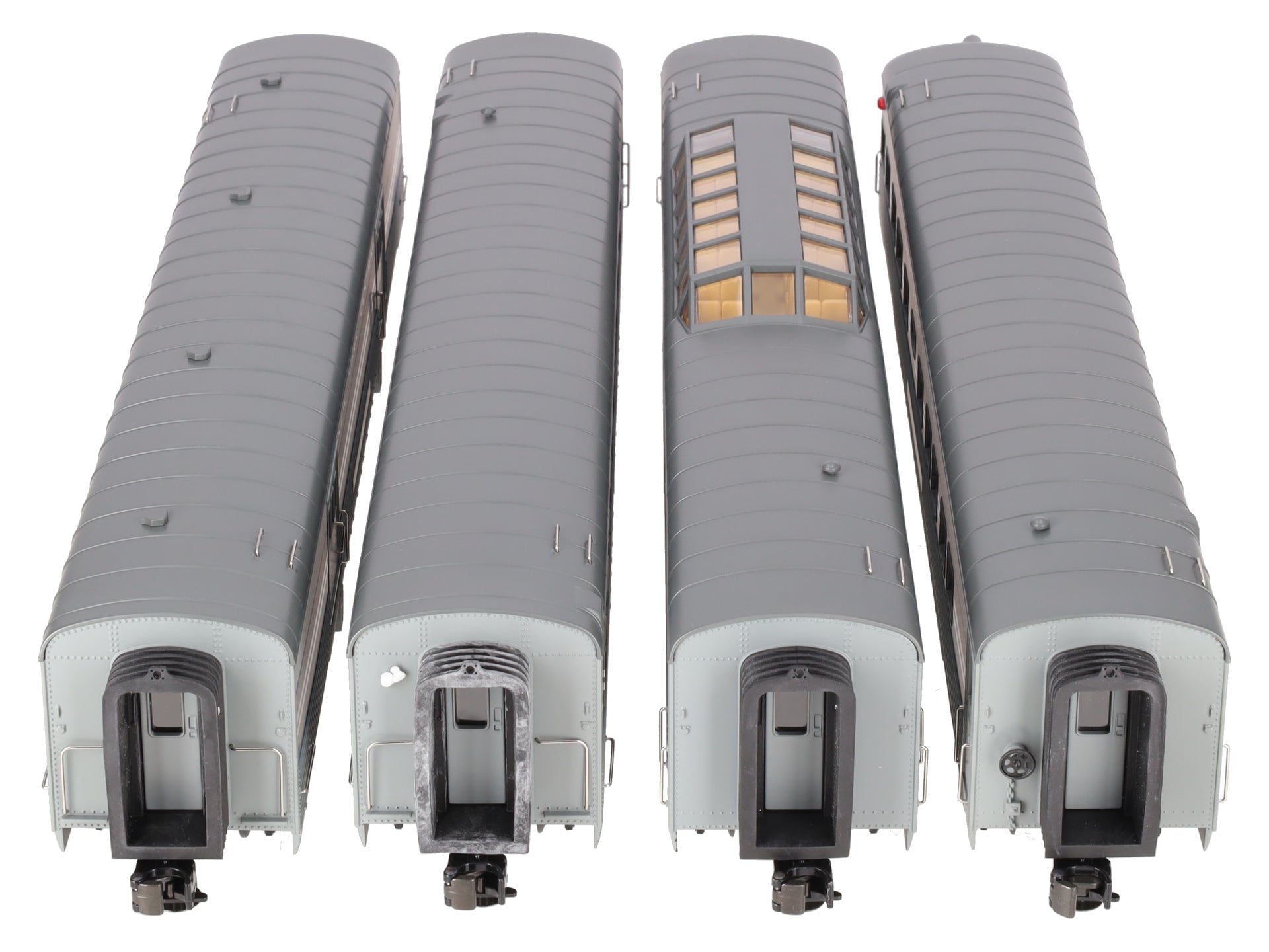 MTH 30-6782 O New York Central 60' Streamlined ABS Passenger Car Set (Set of 4) LN/Box