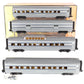 MTH 30-6782 O New York Central 60' Streamlined ABS Passenger Car Set (Set of 4) LN/Box