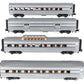 MTH 30-6782 O New York Central 60' Streamlined ABS Passenger Car Set (Set of 4) LN/Box