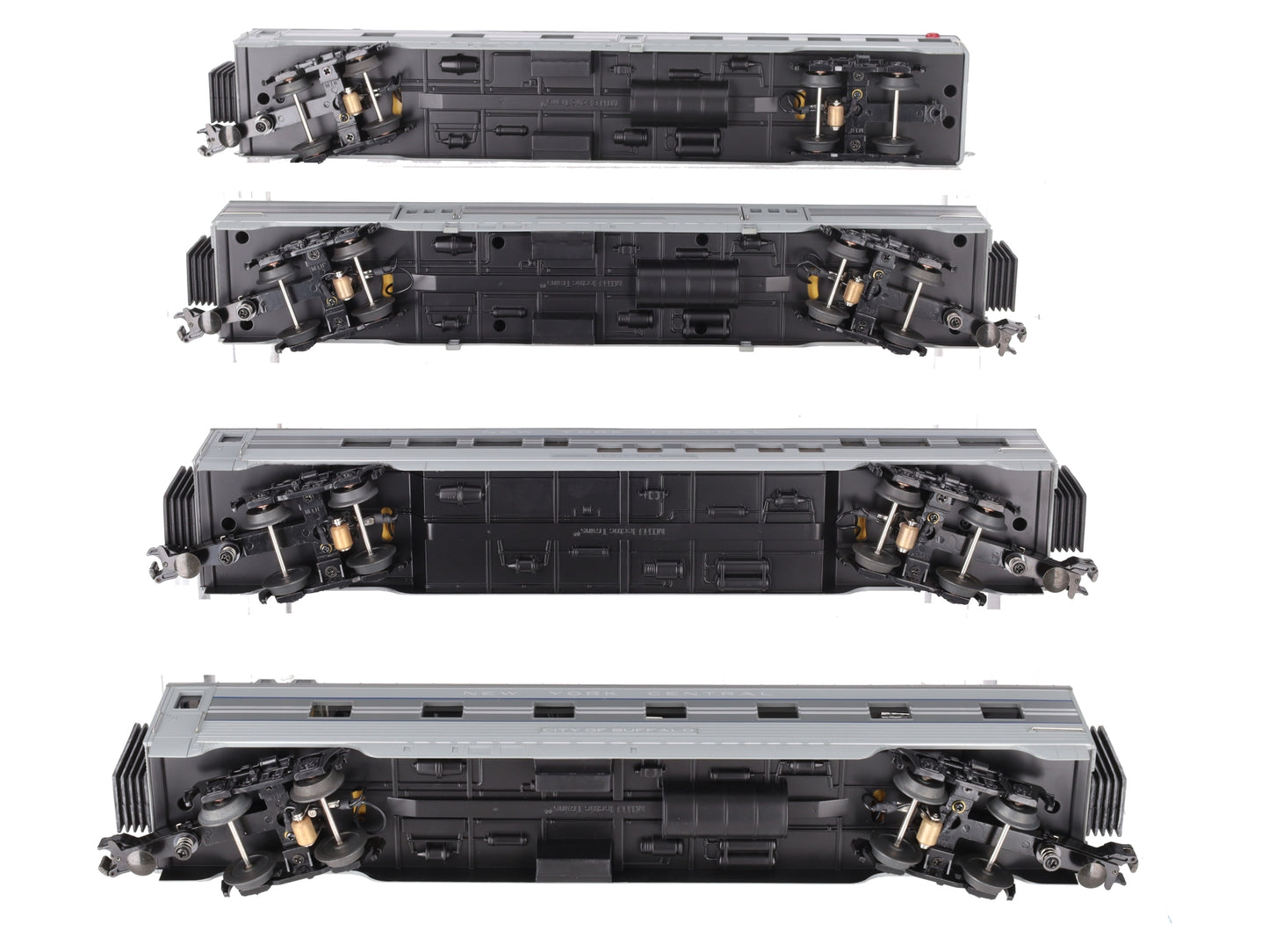 MTH 30-6782 O New York Central 60' Streamlined ABS Passenger Car Set (Set of 4) LN/Box