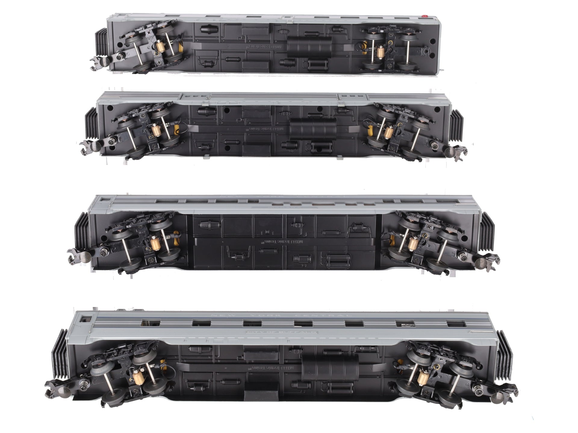 MTH 30-6782 O New York Central 60' Streamlined ABS Passenger Car Set (Set of 4) LN/Box