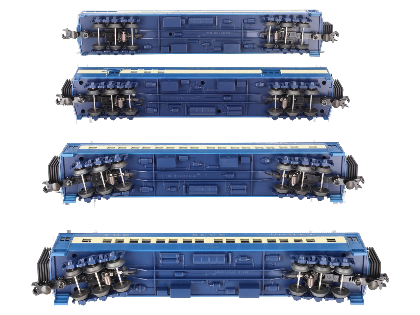 MTH 30-69109 O Jersey Central 60' Madison Passenger Car Set (Set of 4)