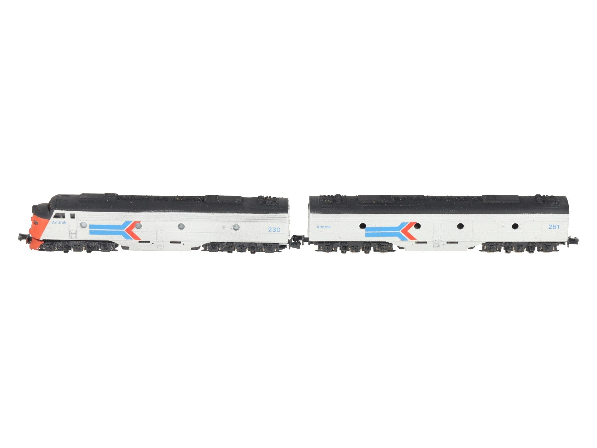 Con-Cor  N Scale Custom Amtrak AB EMD E-8 Diesel Locomotive Set VG/Box