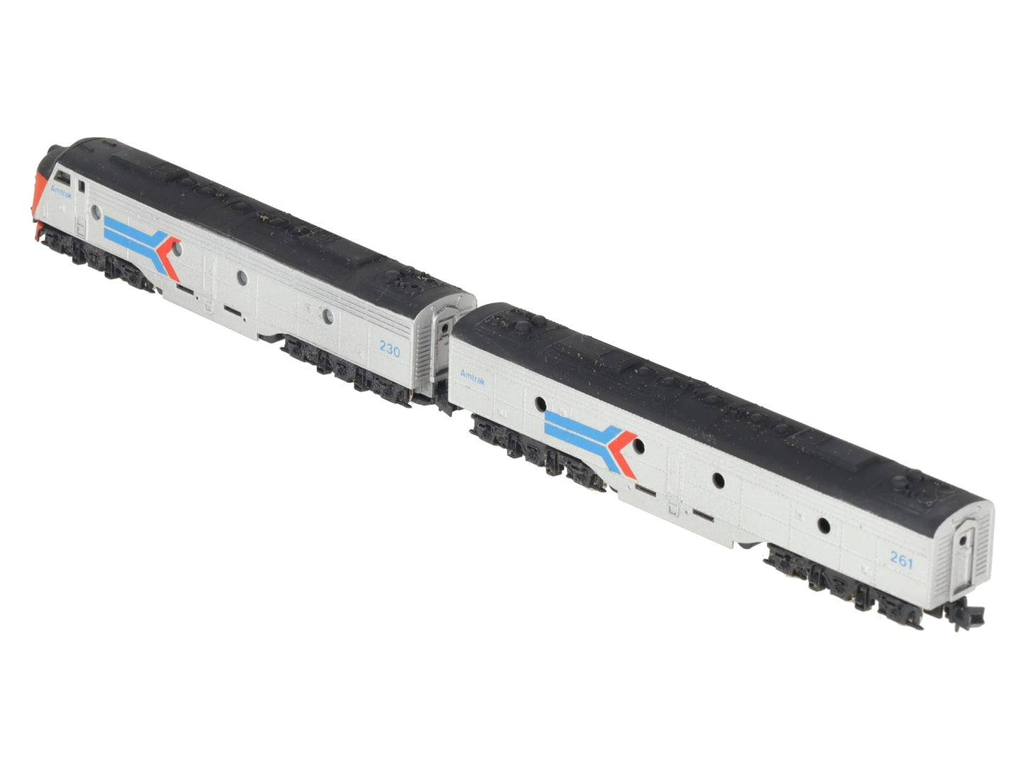 Con-Cor  N Scale Custom Amtrak AB EMD E-8 Diesel Locomotive Set VG/Box