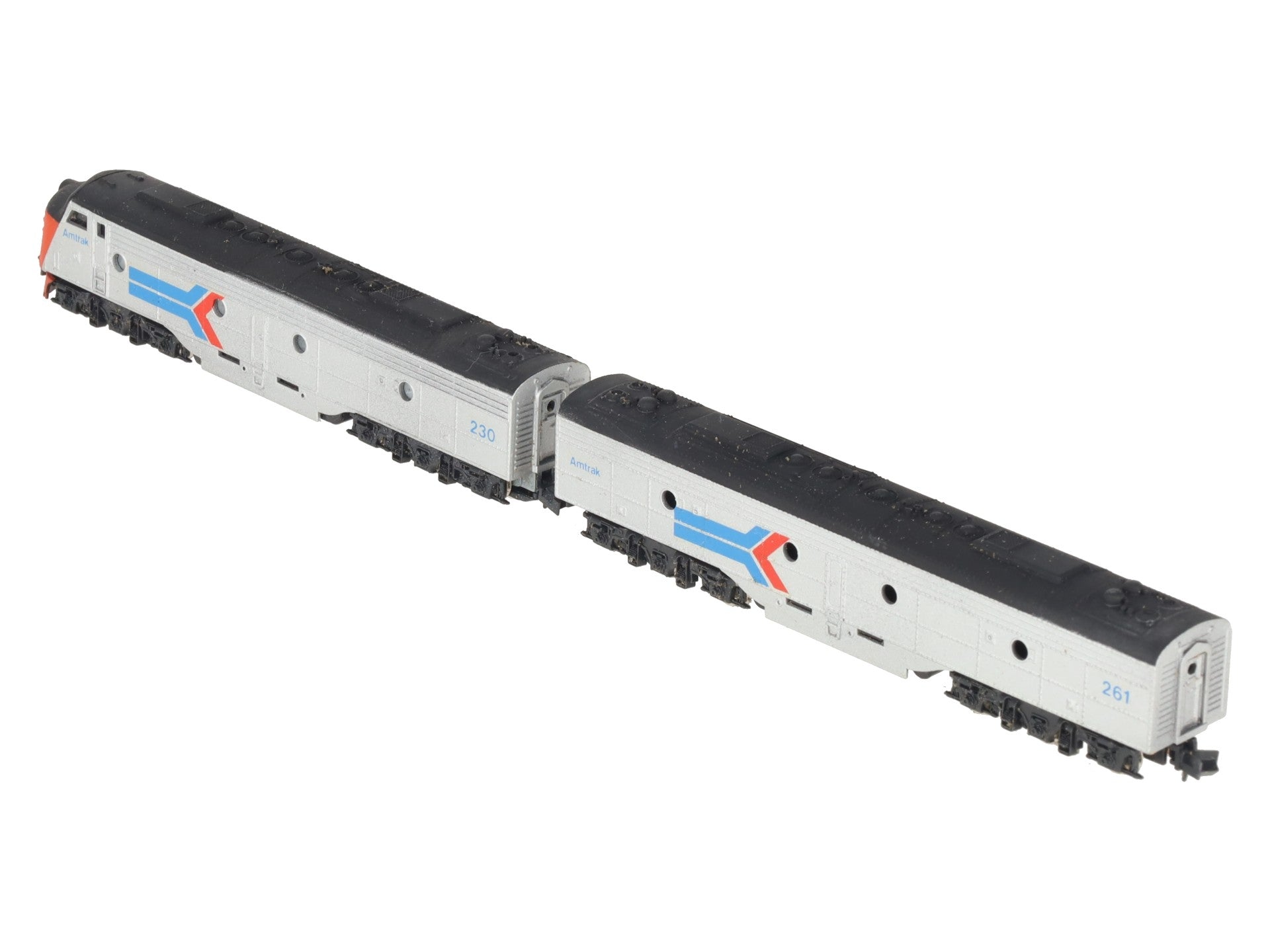 Con-Cor  N Scale Custom Amtrak AB EMD E-8 Diesel Locomotive Set VG/Box