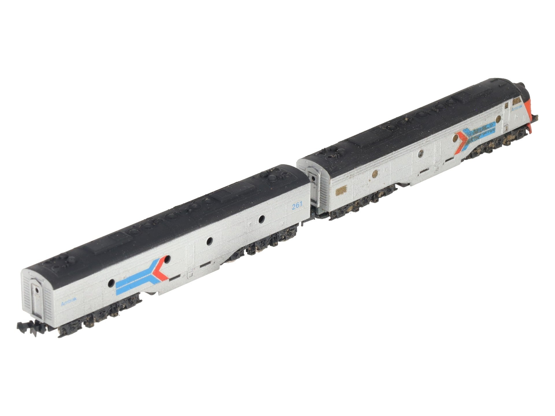 Con-Cor  N Scale Custom Amtrak AB EMD E-8 Diesel Locomotive Set VG/Box