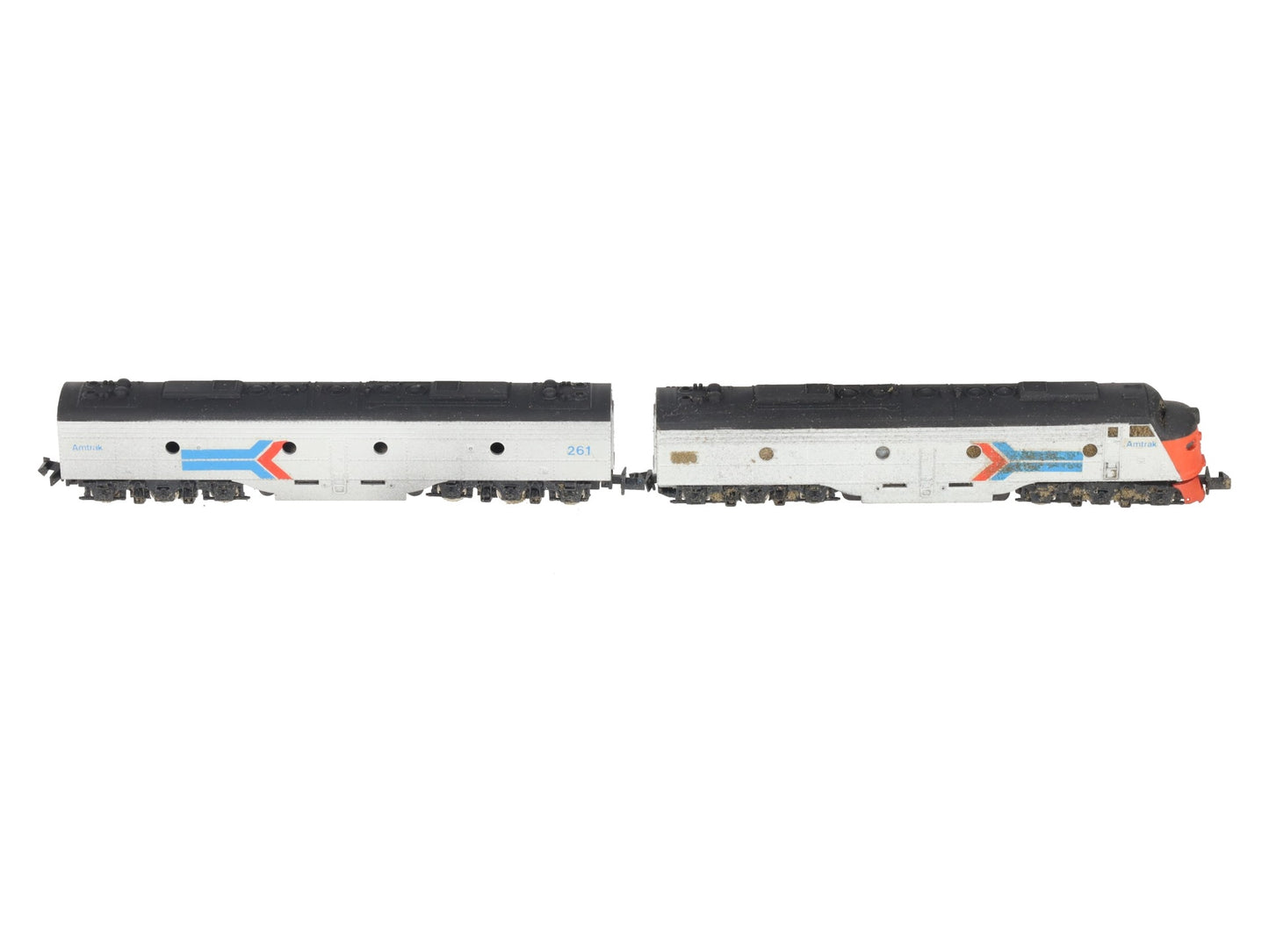 Con-Cor  N Scale Custom Amtrak AB EMD E-8 Diesel Locomotive Set VG/Box