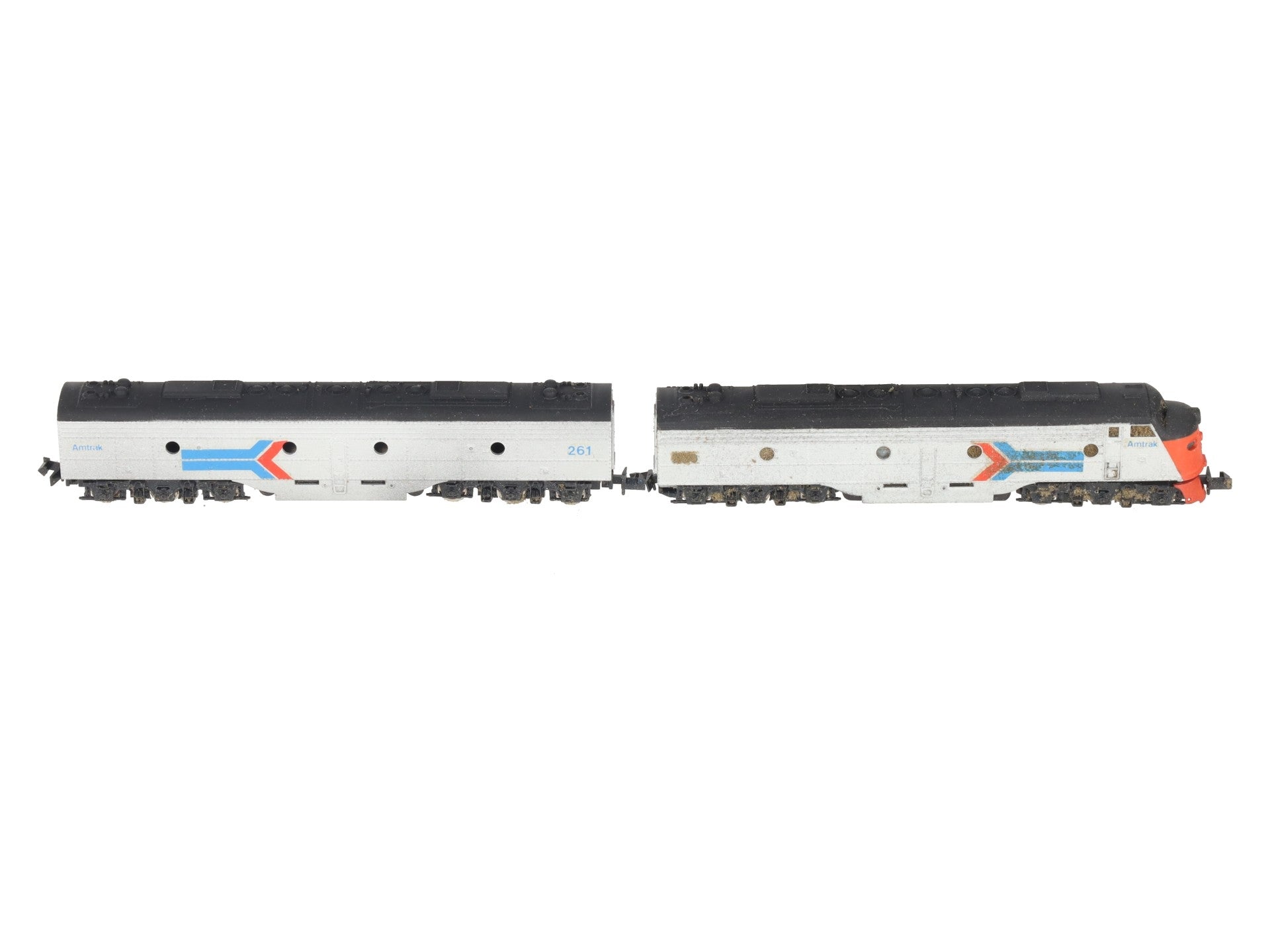 Con-Cor  N Scale Custom Amtrak AB EMD E-8 Diesel Locomotive Set VG/Box