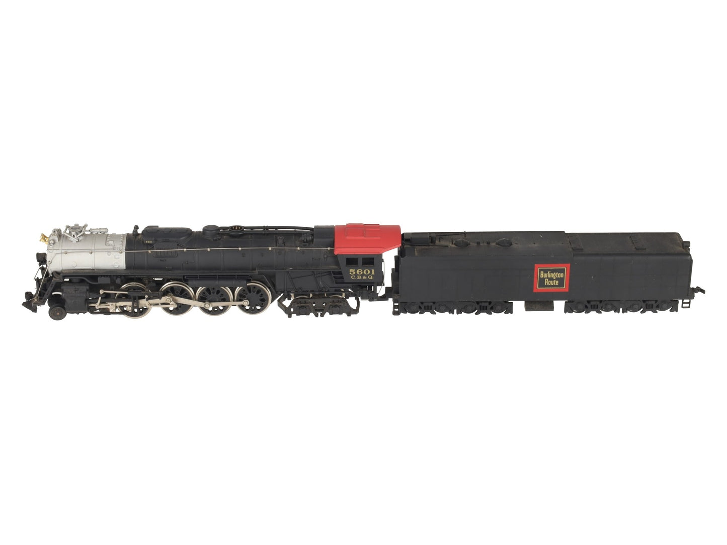 Bachmann 664 HO Burlington Northern 4-8-4 Locomotive w/Realistic Smoke #5601 VG