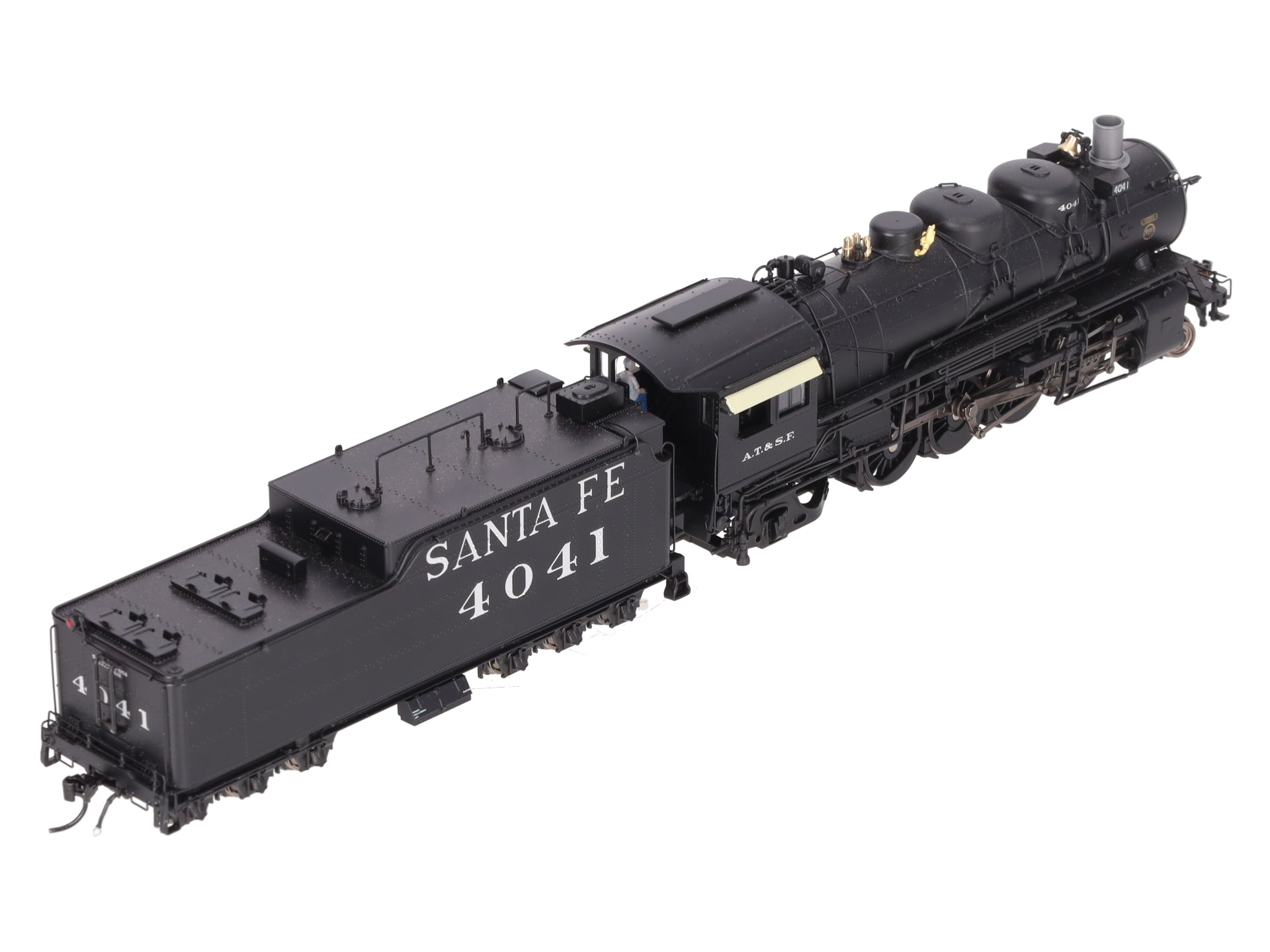 Broadway Limited 4761 HO ATSF 2-8-2 Mikado Steam Locomotive #4041 w/DCC/SND EX/Box
