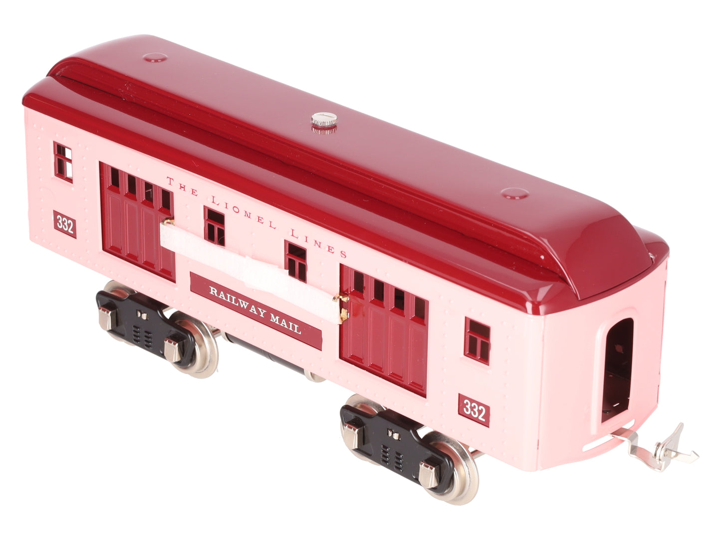 MTH 11-40026 Standard Gauge Girl's Pink #332 Baggage Car LN/Box