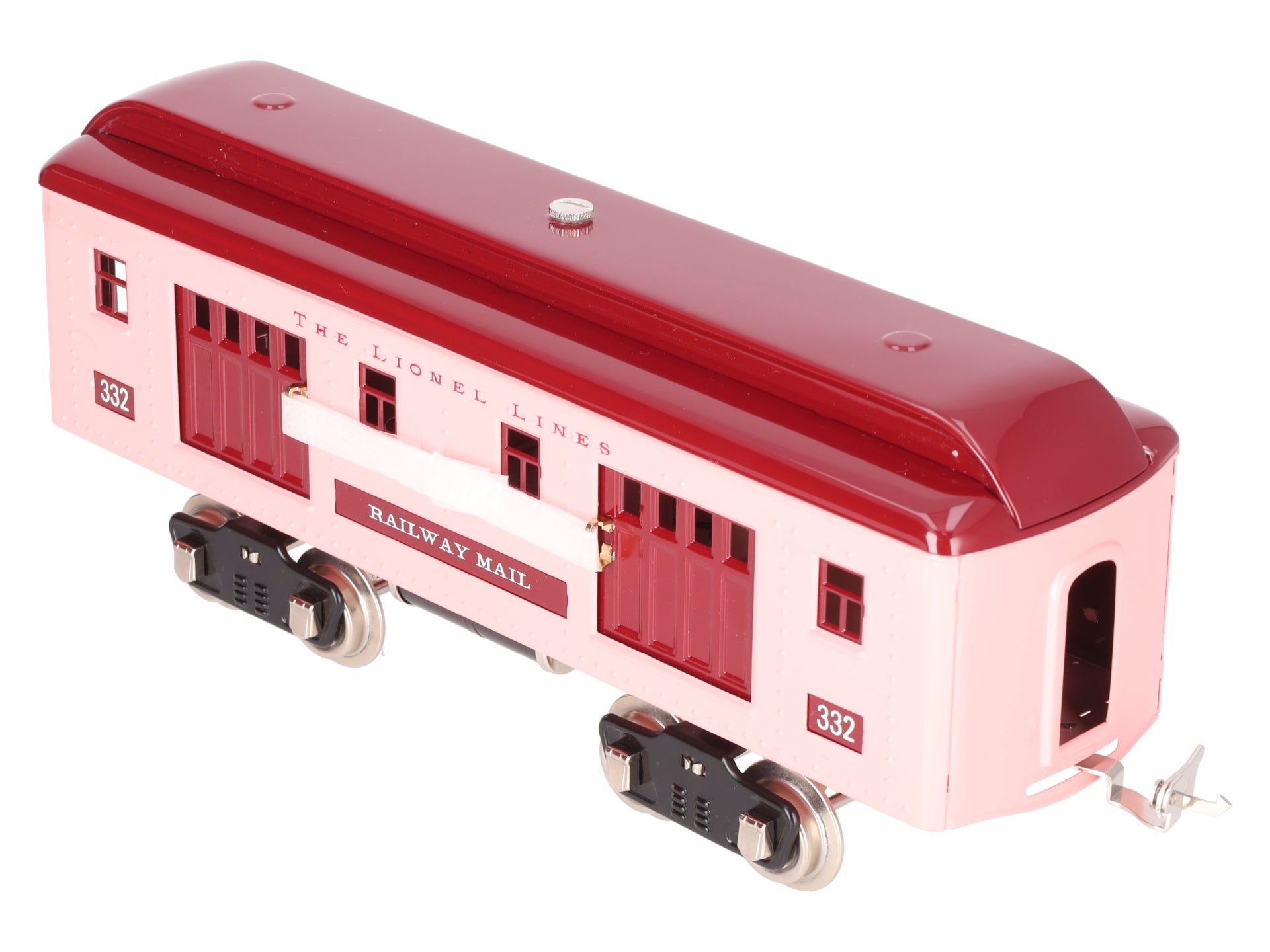 MTH 11-40026 Standard Gauge Girl's Pink #332 Baggage Car LN/Box