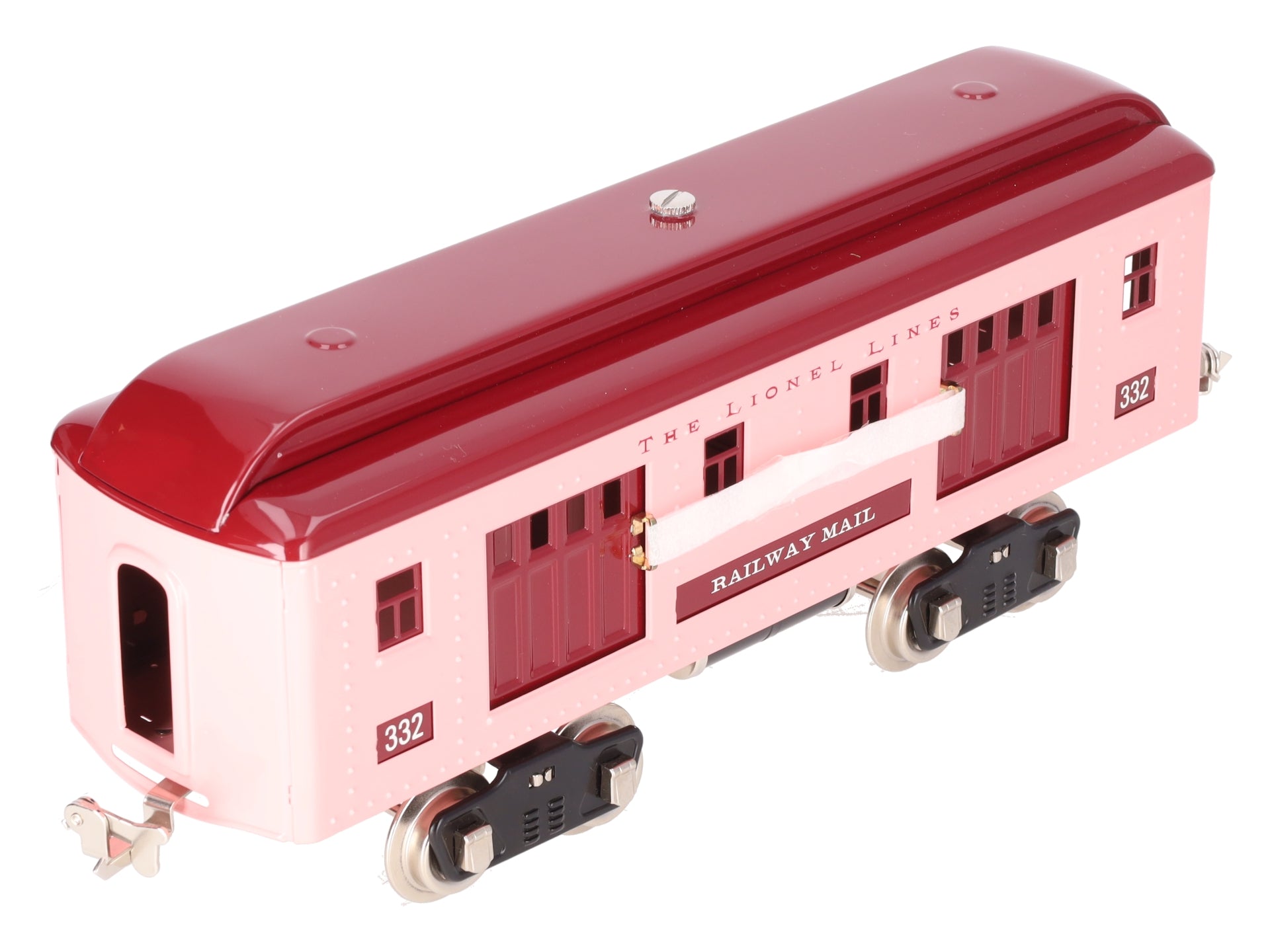 MTH 11-40026 Standard Gauge Girl's Pink #332 Baggage Car LN/Box