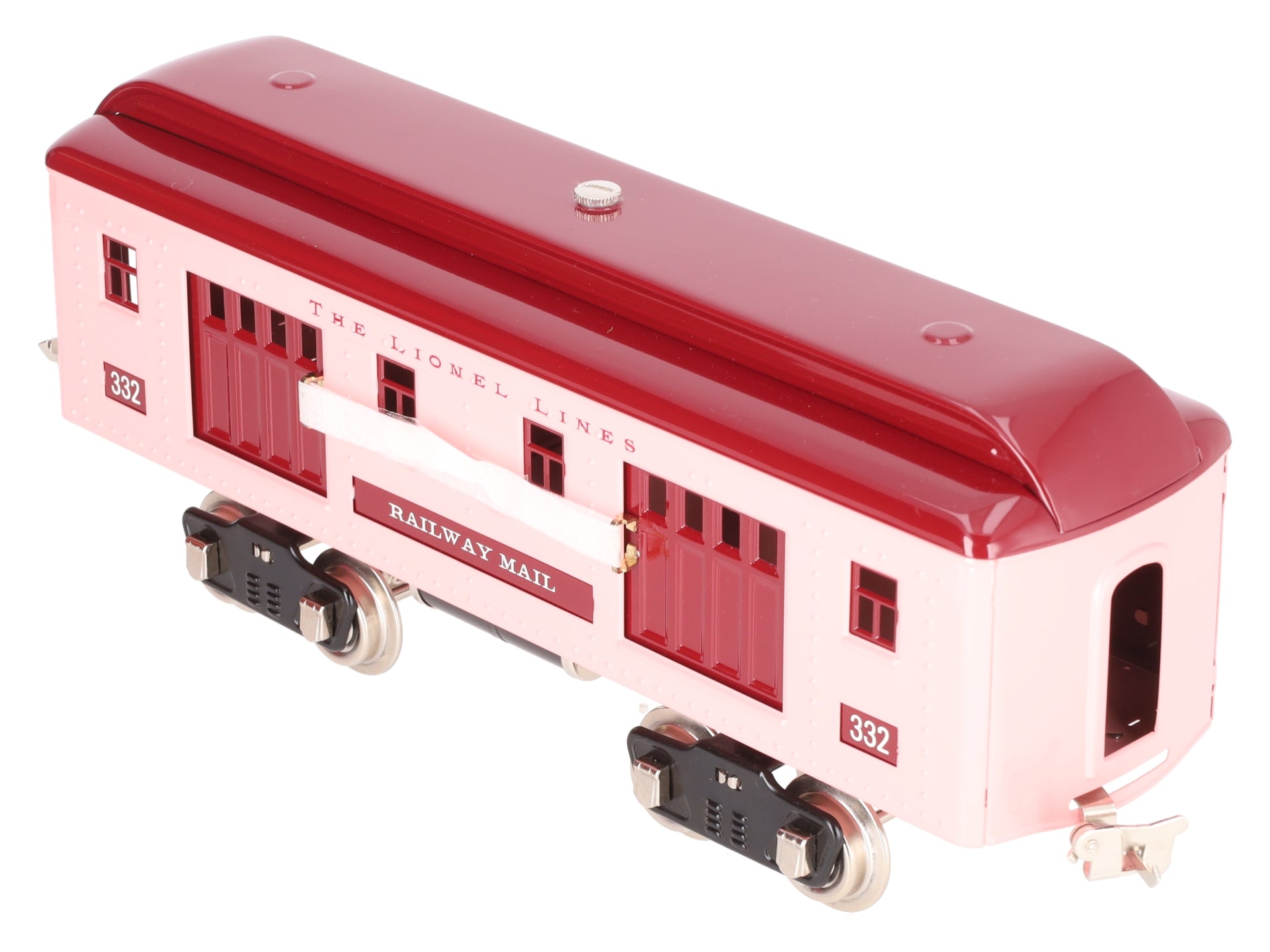 MTH 11-40026 Standard Gauge Girl's Pink #332 Baggage Car LN/Box