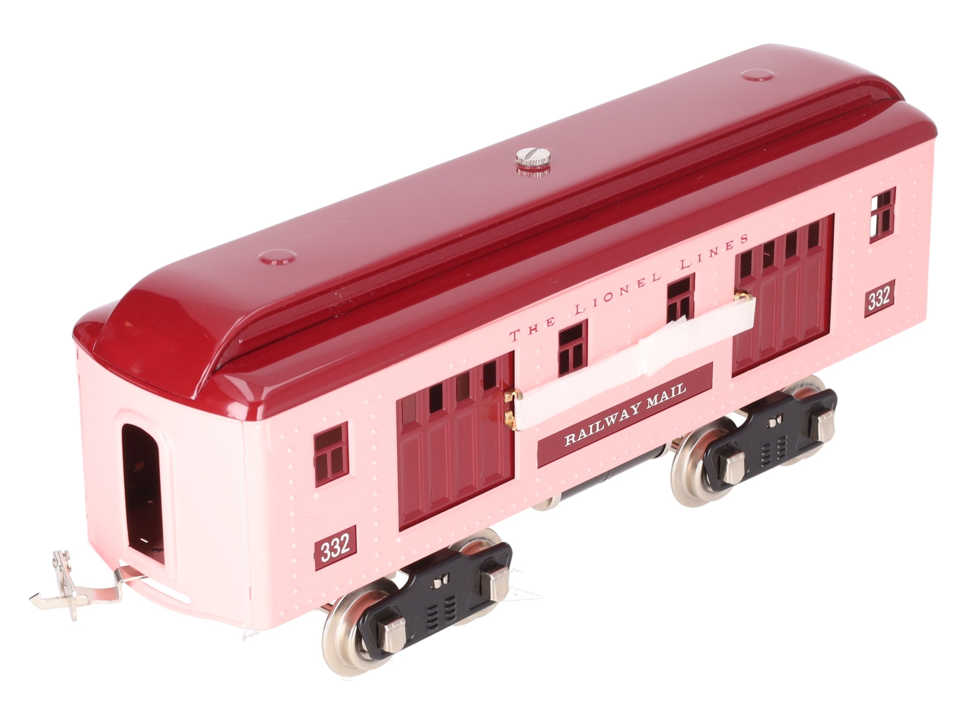 MTH 11-40026 Standard Gauge Girl's Pink #332 Baggage Car LN/Box
