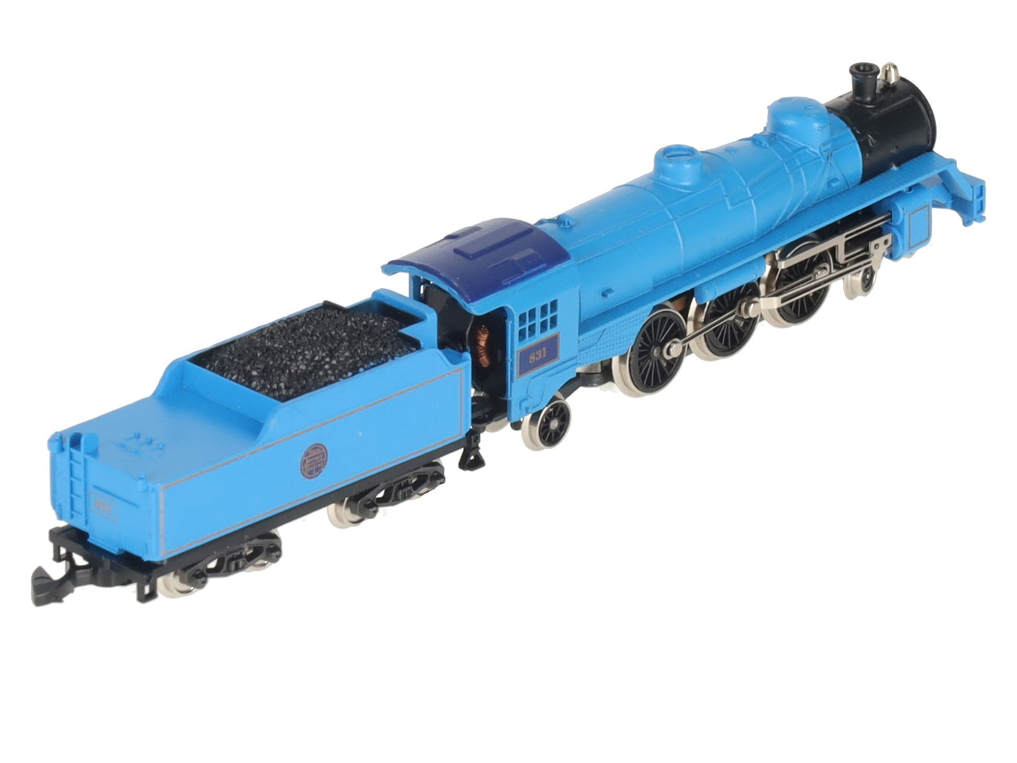 Marklin 8810 Z Scale Jersey Central 4-6-2 Blue Comet Steam Locomotive #831 EX