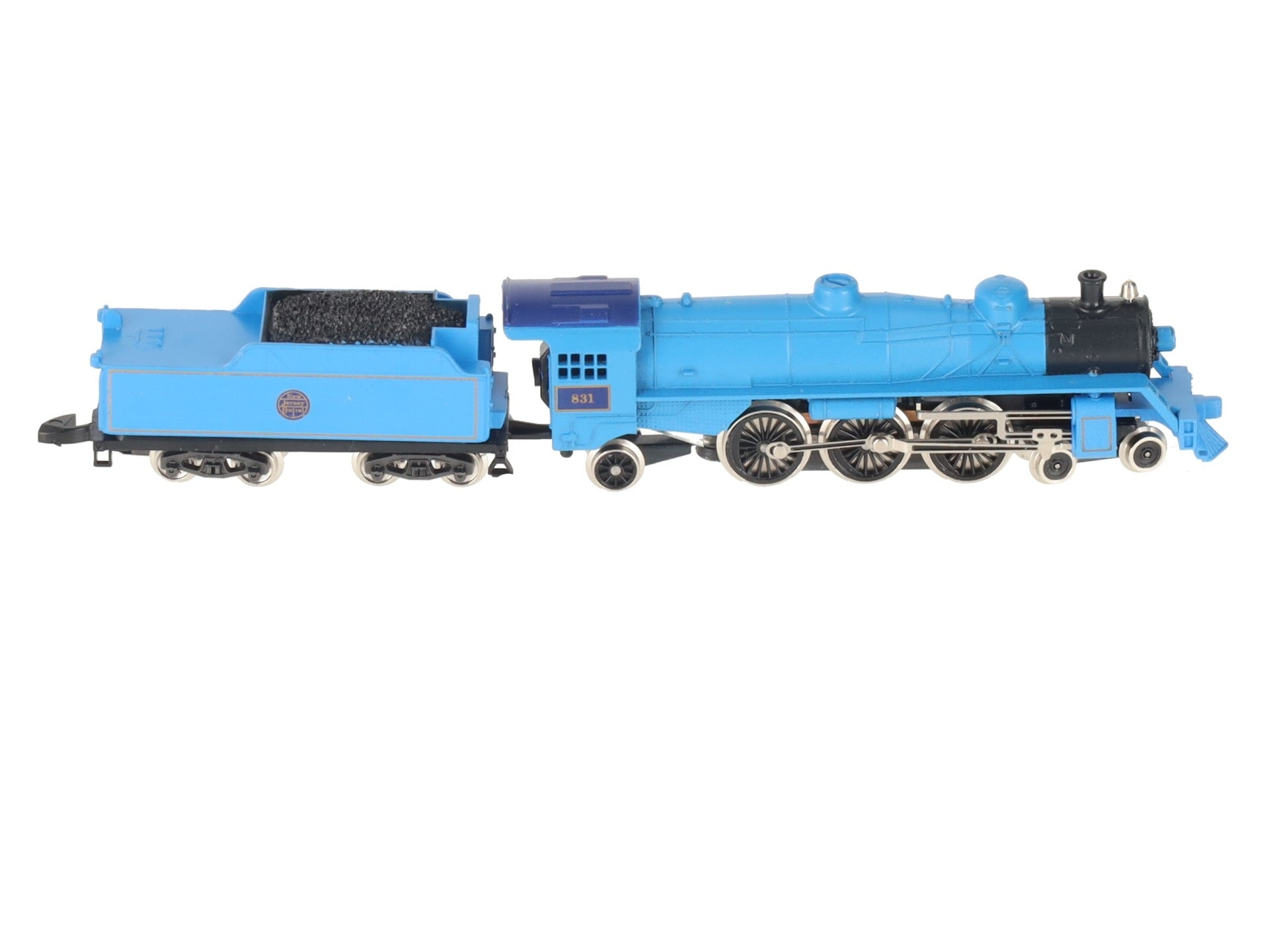 Marklin 8810 Z Scale Jersey Central 4-6-2 Blue Comet Steam Locomotive #831 EX