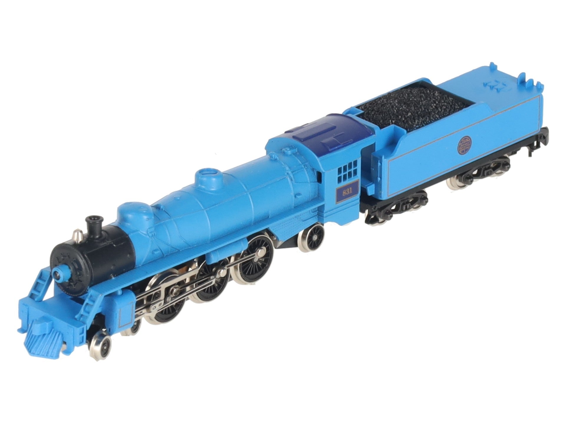 Marklin 8810 Z Scale Jersey Central 4-6-2 Blue Comet Steam Locomotive #831 EX
