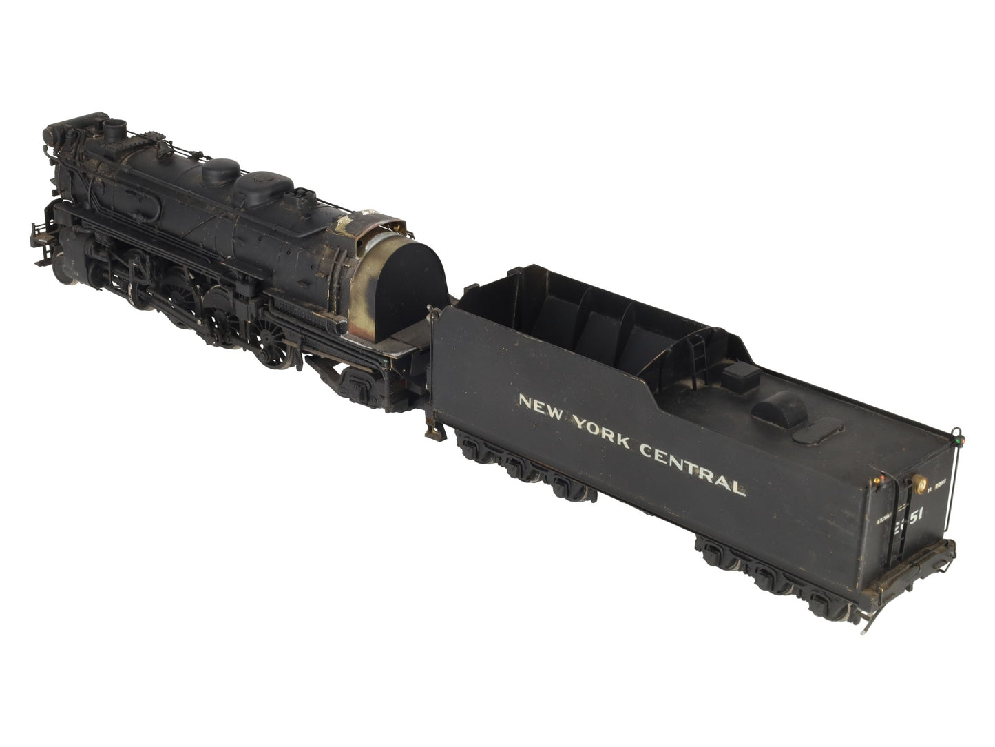 KTM O 2-Rail Brass New York Central 2-8-2 H-10B Steam Engine & Tender- Painted