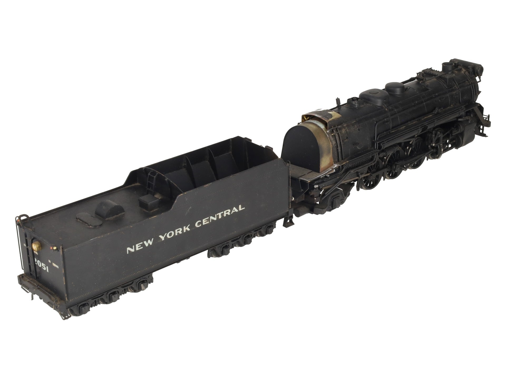 KTM O 2-Rail Brass New York Central 2-8-2 H-10B Steam Engine & Tender- Painted