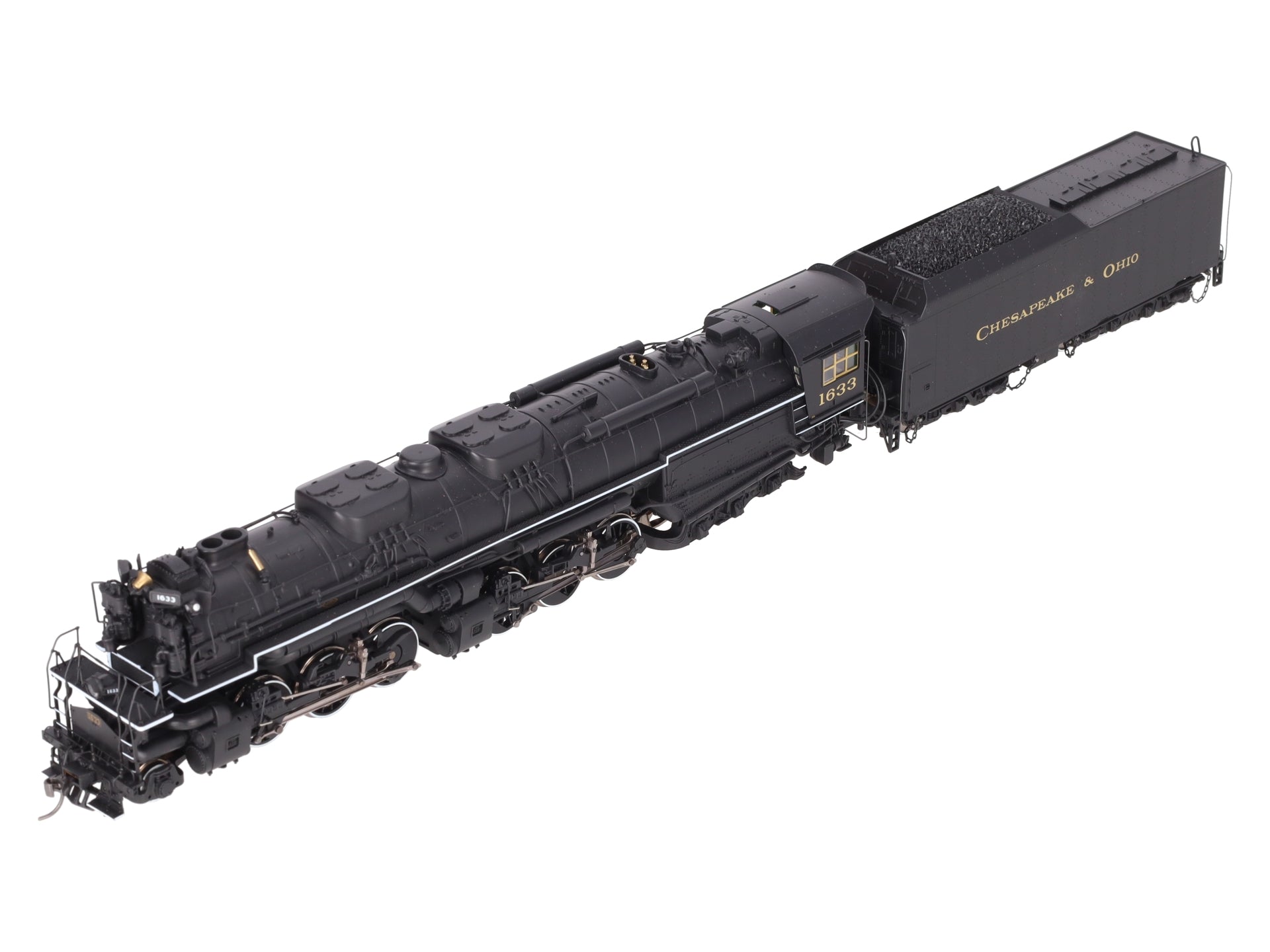 Rivarossi R5454 HO Scale C&O Class 2-6-6-6 Steam Locomotive & Tender #1633 EX/Box