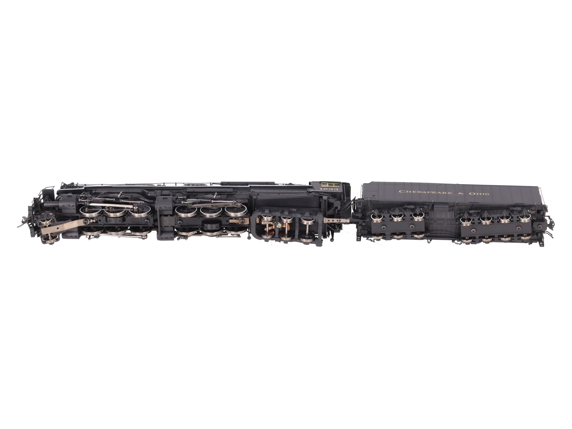 Rivarossi R5454 HO Scale C&O Class 2-6-6-6 Steam Locomotive & Tender #1633 EX/Box