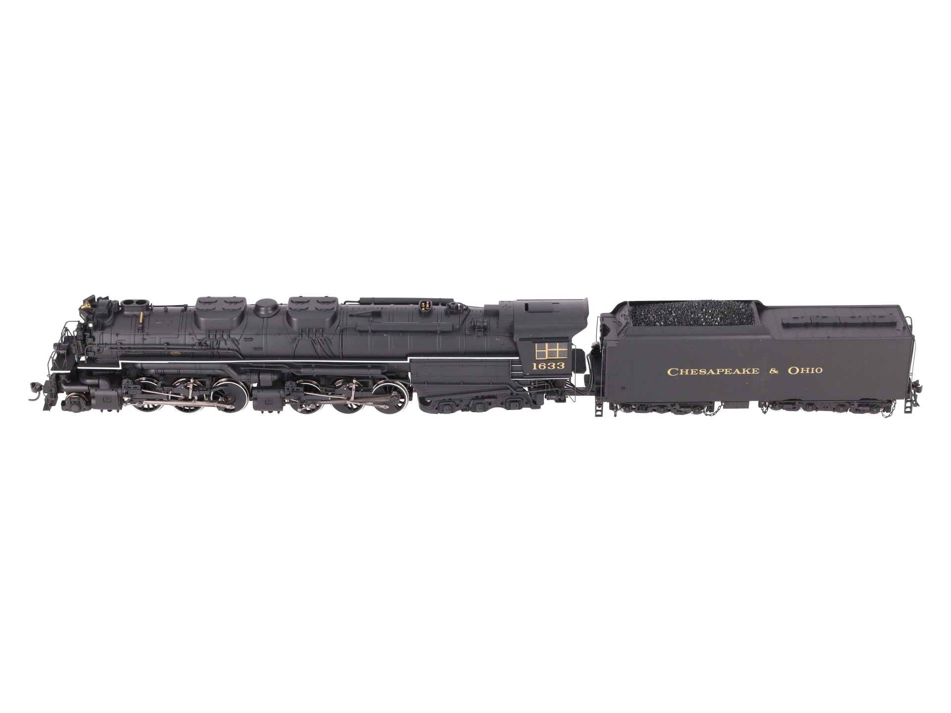 Rivarossi R5454 HO Scale C&O Class 2-6-6-6 Steam Locomotive & Tender #1633 EX/Box