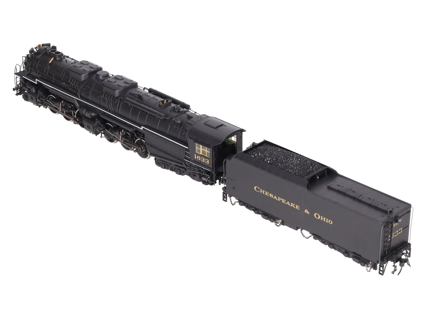Rivarossi R5454 HO Scale C&O Class 2-6-6-6 Steam Locomotive & Tender #1633 EX/Box