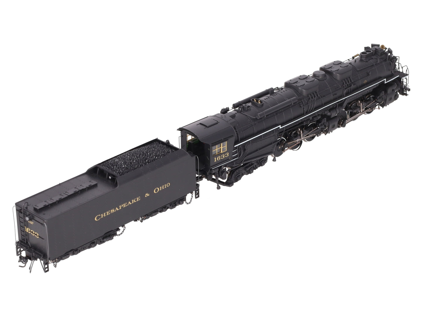 Rivarossi R5454 HO Scale C&O Class 2-6-6-6 Steam Locomotive & Tender #1633 EX/Box