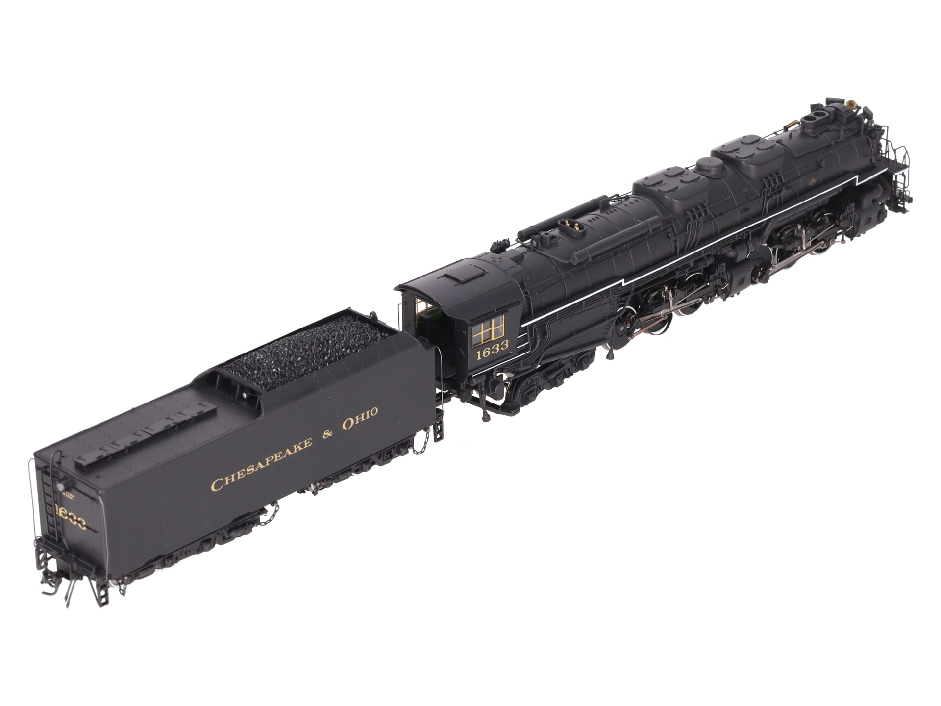 Rivarossi R5454 HO Scale C&O Class 2-6-6-6 Steam Locomotive & Tender #1633 EX/Box