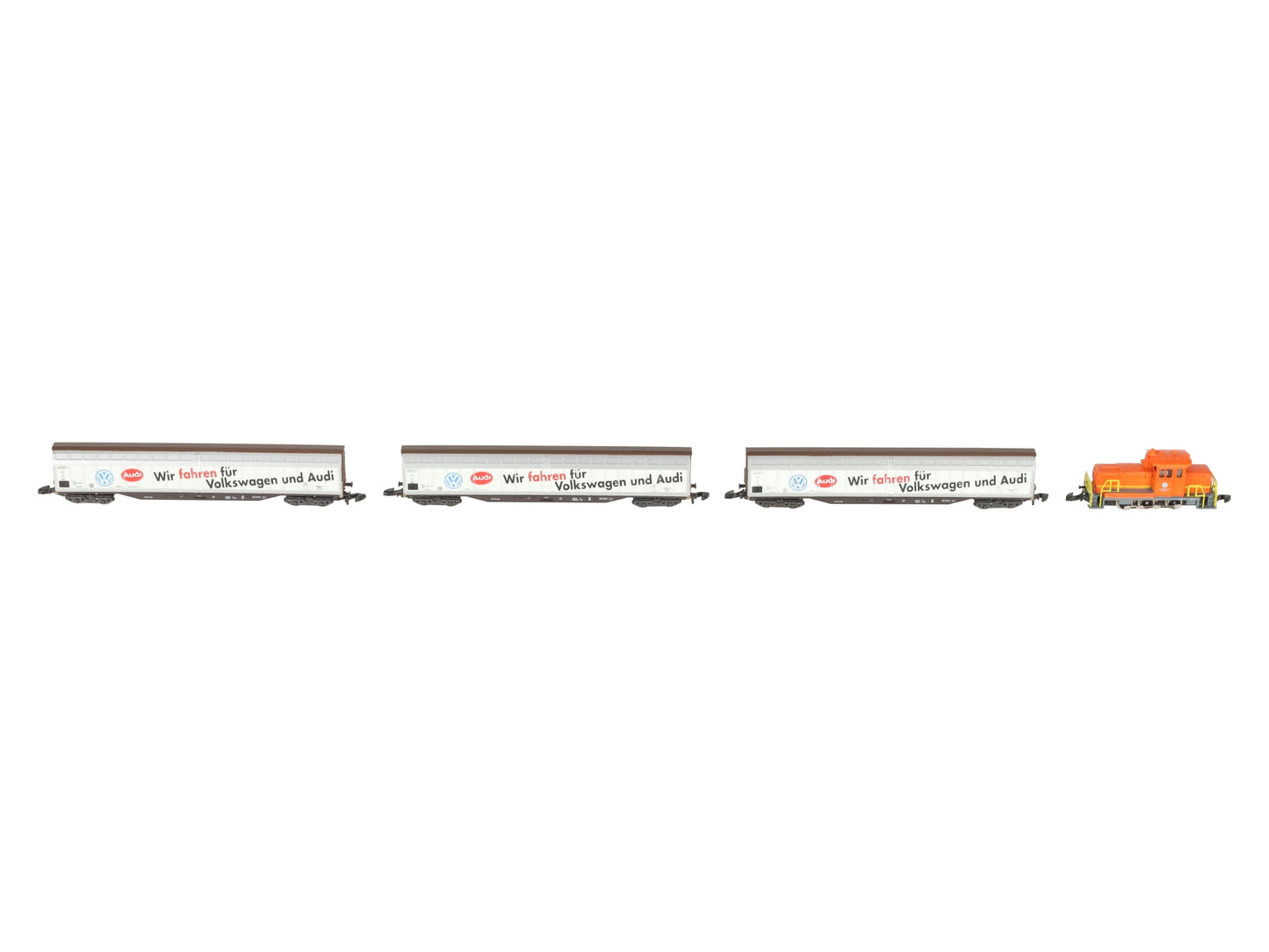 Marklin 8141 Z Scale Volkswagen Diesel Freight Train Set EX