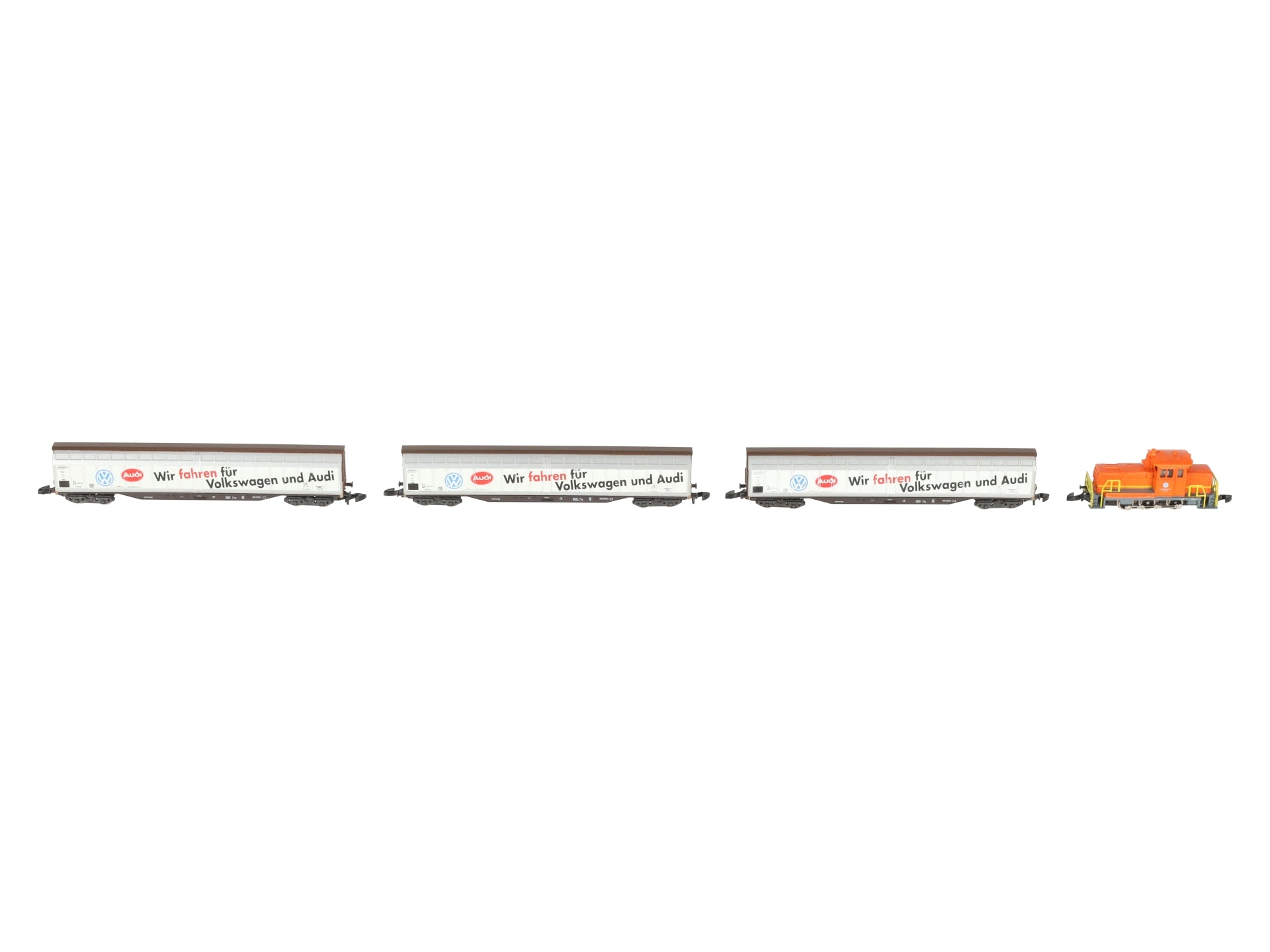 Marklin 8141 Z Scale Volkswagen Diesel Freight Train Set EX