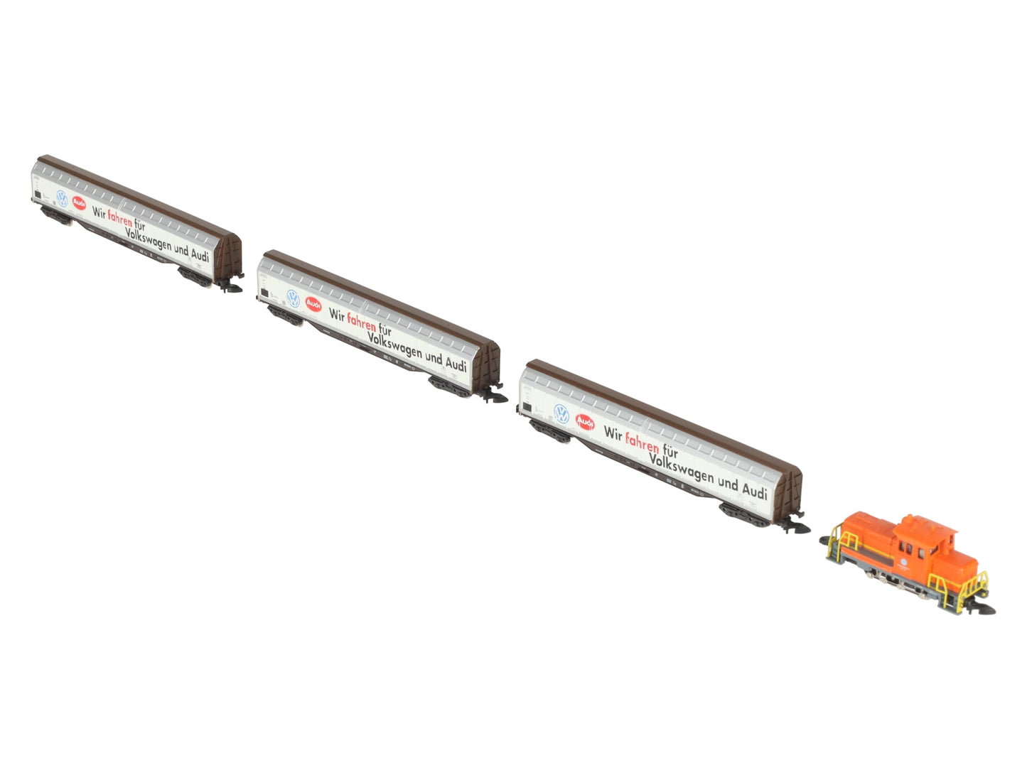 Marklin 8141 Z Scale Volkswagen Diesel Freight Train Set EX