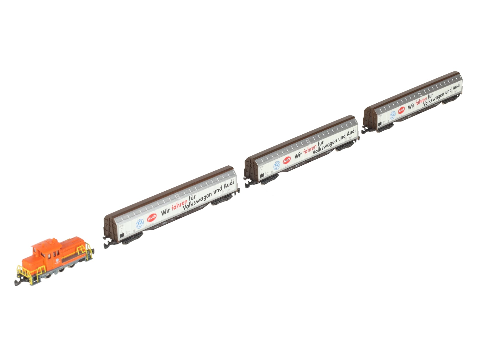 Marklin 8141 Z Scale Volkswagen Diesel Freight Train Set EX