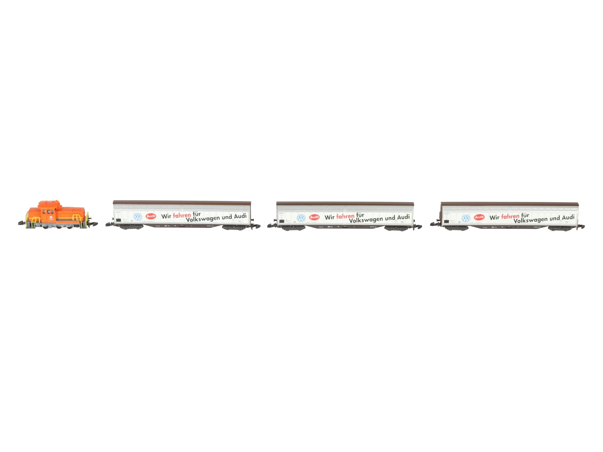 Marklin 8141 Z Scale Volkswagen Diesel Freight Train Set EX